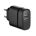 Usb Power Supplies - Charger Euro Plug - 2 Usb Sockets 3 4a 15w